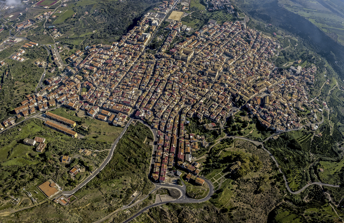 veduta di Militello in Val di Catania