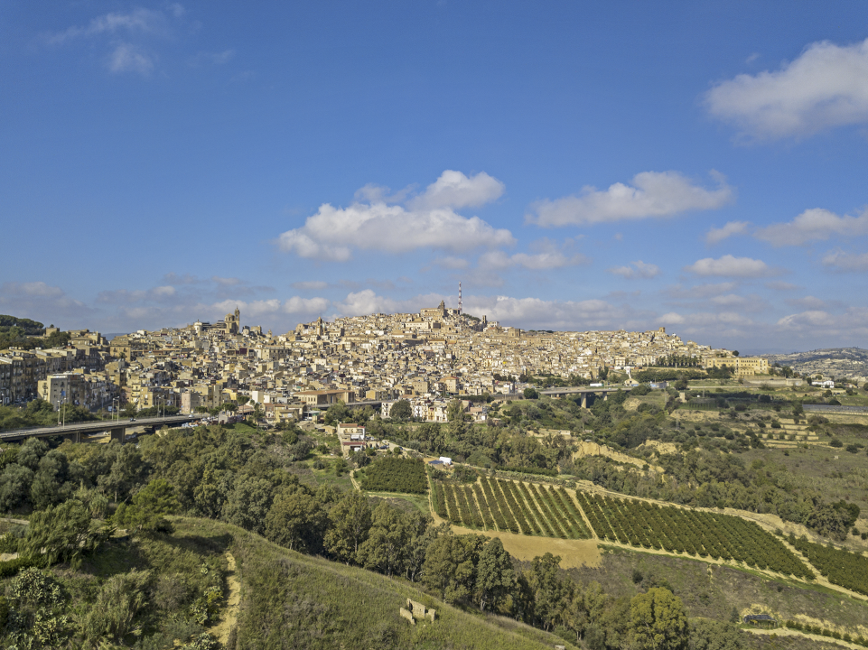 veduta dall'alto Caltagirone