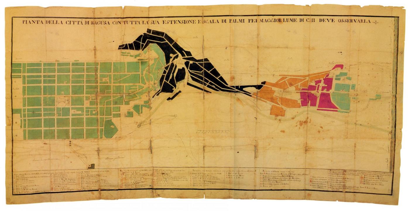 Pianta Puglisi del 1837