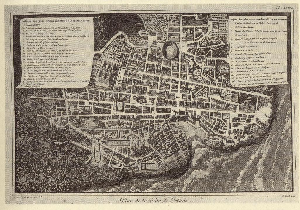 ricostruzione di Houel degli edifici greco-romani 