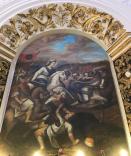 Quadro con la leggenda della Madonna delle Milizie